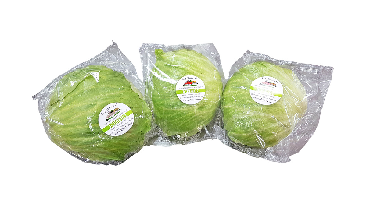 iceberg lettuces flow packed Redpack Packaging Machinery